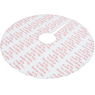 Ik glimlach omdat-boomrokken kerstboom rok