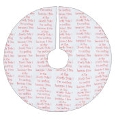 Ik glimlach omdat-boomrokken kerstboom rok (Voorkant)