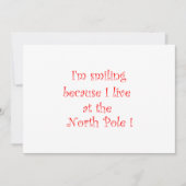 Ik glimlach omdat ik uitnodigingen heb (Voorkant)