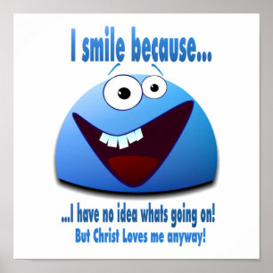 Ik glimlach omdat...V2 Poster