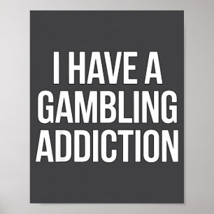 Ik gokverslaving Poker Casino Poster