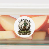 Ik golf liever labels (Aangebracht)