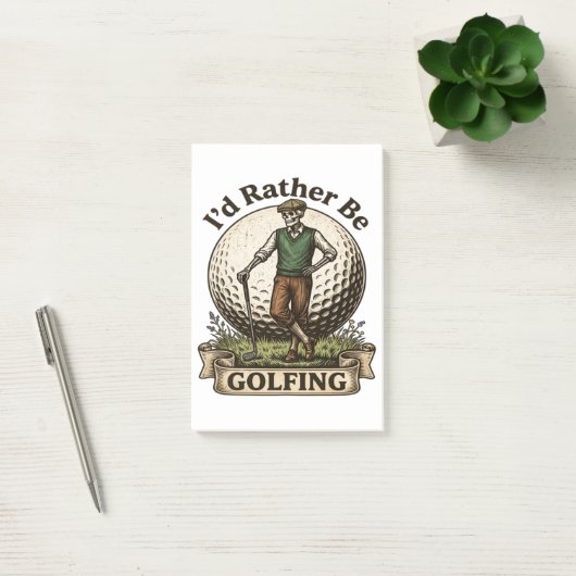 Ik golf liever post-it® notes (Kantoor)