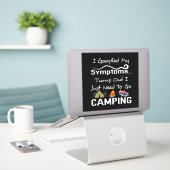 Ik googelde mijn symptoom blijkt dat ik moest... sticker (Laptop op bureau)