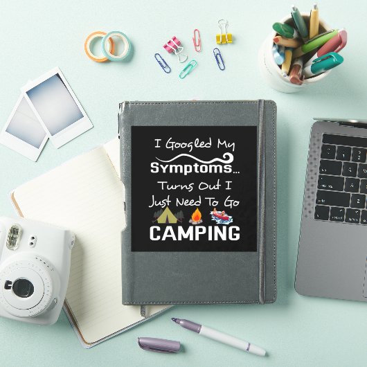 Ik googelde mijn symptoom blijkt dat ik moest... sticker (iPad Cover)