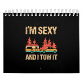 Ik gooi het Bigfoot Camp Trees Hike Hiking Kalender (Hoes)