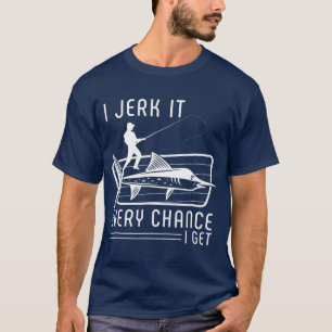 Ik gooi het elke kans die ik krijg Gevist. T-shirt