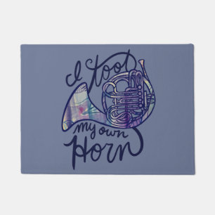 Ik gooi mijn eigen hoorn deurmat