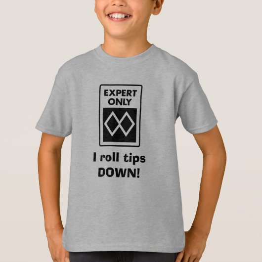Ik gooi tips neer. t-shirt (Voorkant)