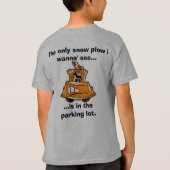 Ik gooi tips neer. t-shirt (Achterkant)