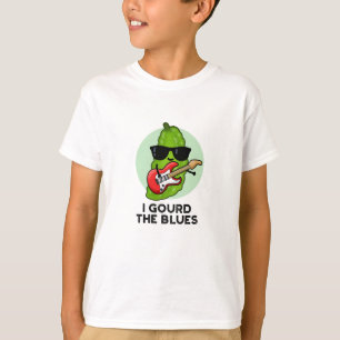 Ik gourd The Blues Funny Veggie Pun T-shirt