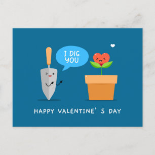 Ik Graaf Jou Prettige Valentijnsdag Grappig Lief Feestdagenkaart