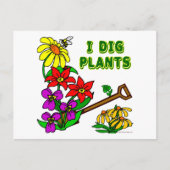 Ik graaf Planten Gardener Gezegde Briefkaart (Voorkant)