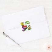 Ik graaf Planten Gardener Gezegde Ronde Sticker (Envelop)