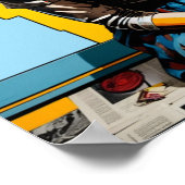 "Ik haat AI-kunst" 1 Poster (Hoek)