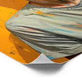 "Ik haat AI-kunst" 5 Poster (Hoek)