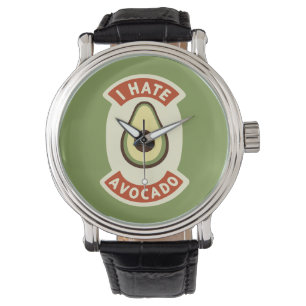 Ik haat avocado horloge