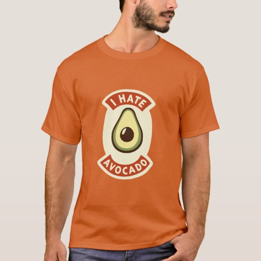 Ik haat avocado t-shirt (Voorkant)