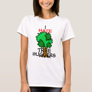 Ik haat boomknuffels t-shirt