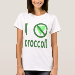 Ik Haat Broccoli Groene Tekst T-shirt