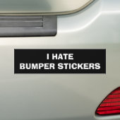 IK HAAT BUMPERSTICKERS (Op auto)
