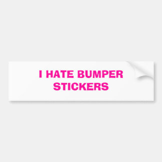 Ik haat Bumperstickers