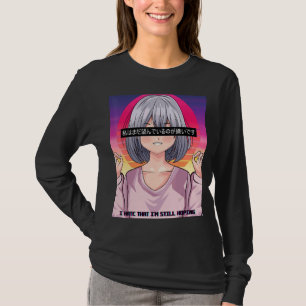 Ik haat dat ik nog steeds esthetisch hoop t-shirt