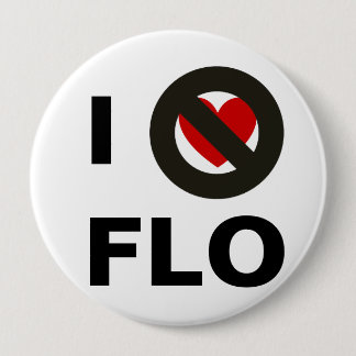 Ik haat Flo Ronde Button 4,0 Cm