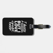 Ik haat het lopen, maar ik hou van Craft Beer Bagagelabel (Achterkant horizontaal)