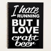 Ik haat het lopen, maar ik hou van Craft Beer Planner (Voorkant)