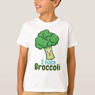 Ik haat het Shirt van Broccoli Boy