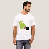 Ik haat het T-shirt van Apple Mannen (Voorkant volledig)