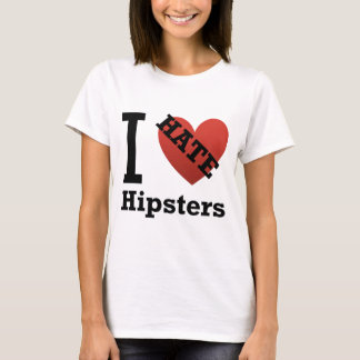 Ik haat Hipsters T-shirt