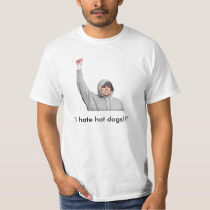 "Ik haat hotdogs!!" T-shirt