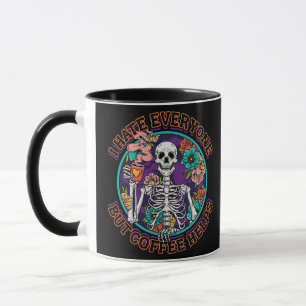 Ik Haat Iedereen Koffie Helpt Koffieliefhebber Cad Mok
