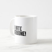 Ik haat iedereen! koffiemok (Voorkant links)