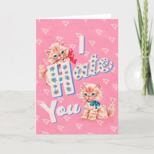 Ik haat je feestdagen kaart