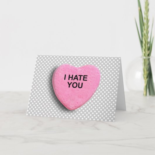 IK HAAT JE FEESTDAGEN KAART (Voorkant)