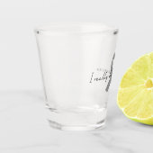 Ik haat kanker echt | Kleurenlint Shot Glas (Links)