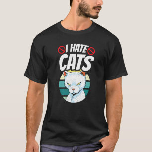 Ik haat katten dier spreekwoorden hond puppy 1 t-shirt