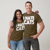 ik haat katten t-shirt (Unisex)