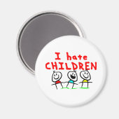 Ik haat kinderen! magneet (Voorkant / Achterkant)