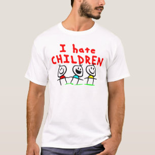 Ik haat kinderen! t-shirt