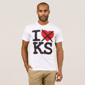 Ik haat KS - Kansas T-shirt (Voorkant volledig)