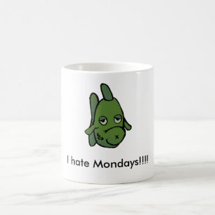 Ik haat maandag!!!! vis koffiemok