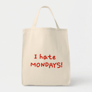 Ik haat maandagen! tote bag