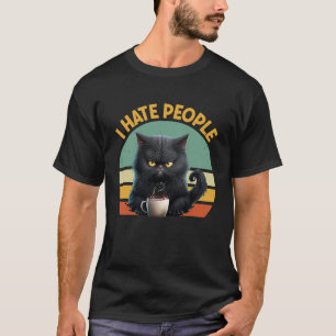 Ik haat mensen die 's ochtends 's ochtends koffie  t-shirt