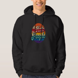Ik haat mensen misanthrope chagrijnige anti-social hoodie