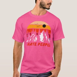 Ik haat mensen - Natuur Camping T-shirt