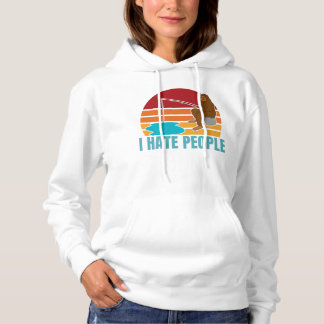 Ik haat mensen Shirt Funny Bigfoot